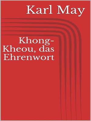 cover image of Khong-Kheou, das Ehrenwort